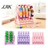 Sewing Thread Organizer Rotating Organizer, 60 Spools Capacity 360 Degree Swivel Craft Room Organization Storage Rack, Embroidery Holder for Rack