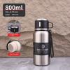 Large-Capacity Thermos Cup for Car Use, 316 Stainless Steel Water Cup for Men, Outdoor Portable Sports Thermos, Student Cup 1L