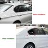 For BMW 5 Series F10 525i 530i 2011-2017 Automotive Carbon Fiber Pattern Rear Window Shutters Car Stickers Exterior Accessories