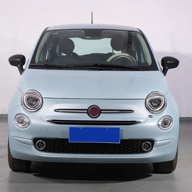 For Fiat 500 rearview mirror cover, car side rearview mirror protective case, decorative cover, ABS (change version) 2016 -2023