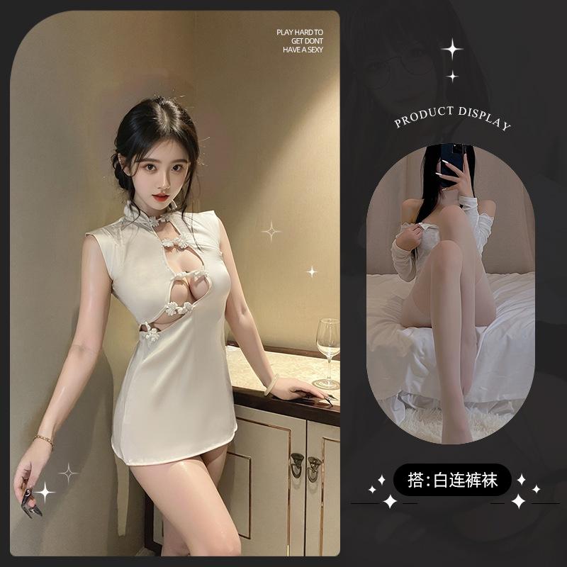 Sex lingerie uniform seduction pure desire retro cheongsam dress sexy bed sex suit