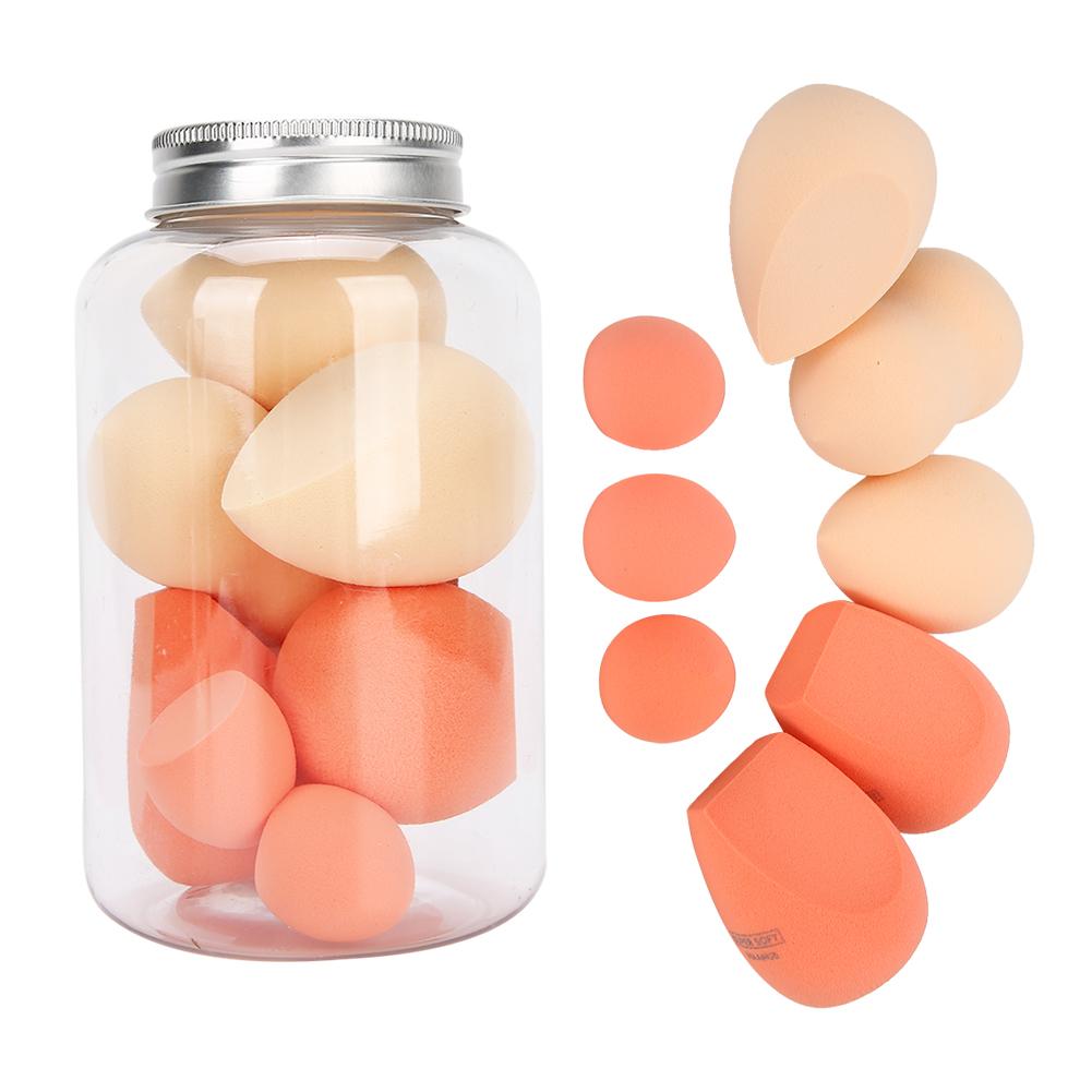 8pcs Makeup Sponge Wet Dry Dual Use Makeup Soft Powder Puff Makeup Tool