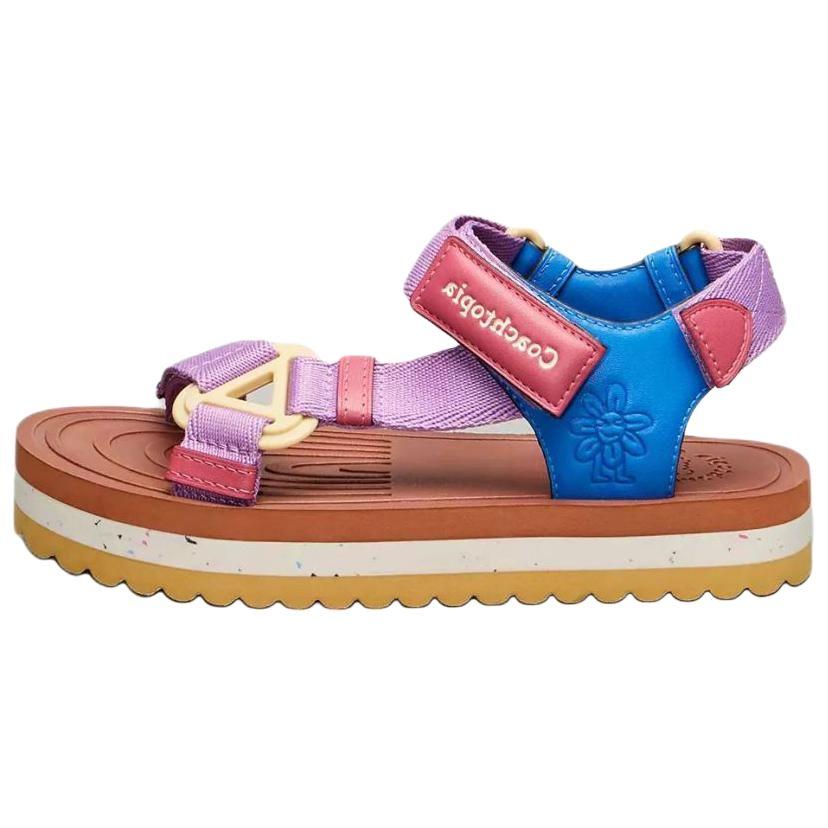 Coach Topia Сандалии женские с круглым носком и открытым носком для пляжа фиолетовые CK165-W5M 375 12959₽