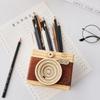 Artistic Camera Pen Holder Home Decor Retro Office Study Desk Decoration Stationery Container Wooden Crafts Gift for Students