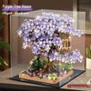 Compatible Purple Cherry Blossom Tree House for Lego with Castle Bouquet, Assembly Toys for Kids, Gift & Exquisite Ornament