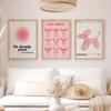 Pink Angel Number Poster And Prints Flower Maket Exhibition Gallery Wall Art Canvas Painting Pictures For Living Room Decor