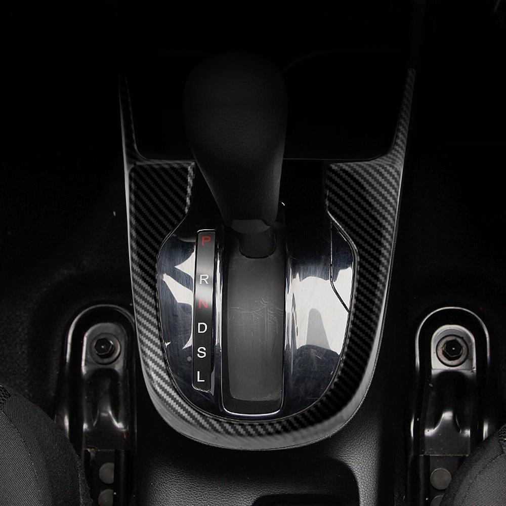 For Honda Jazz GK 2014 - 2025 Fit 2018-2025 AT Gear Shift Panel Trim Cover Decoration Sticker Styling Interior Accessories