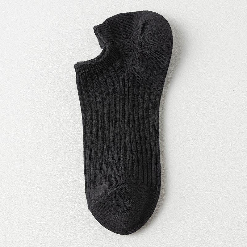 Women's No-Show Cotton Boat Socks - Thin, Anti-Slip, Low-Cut for Spring, Summer, Autumn