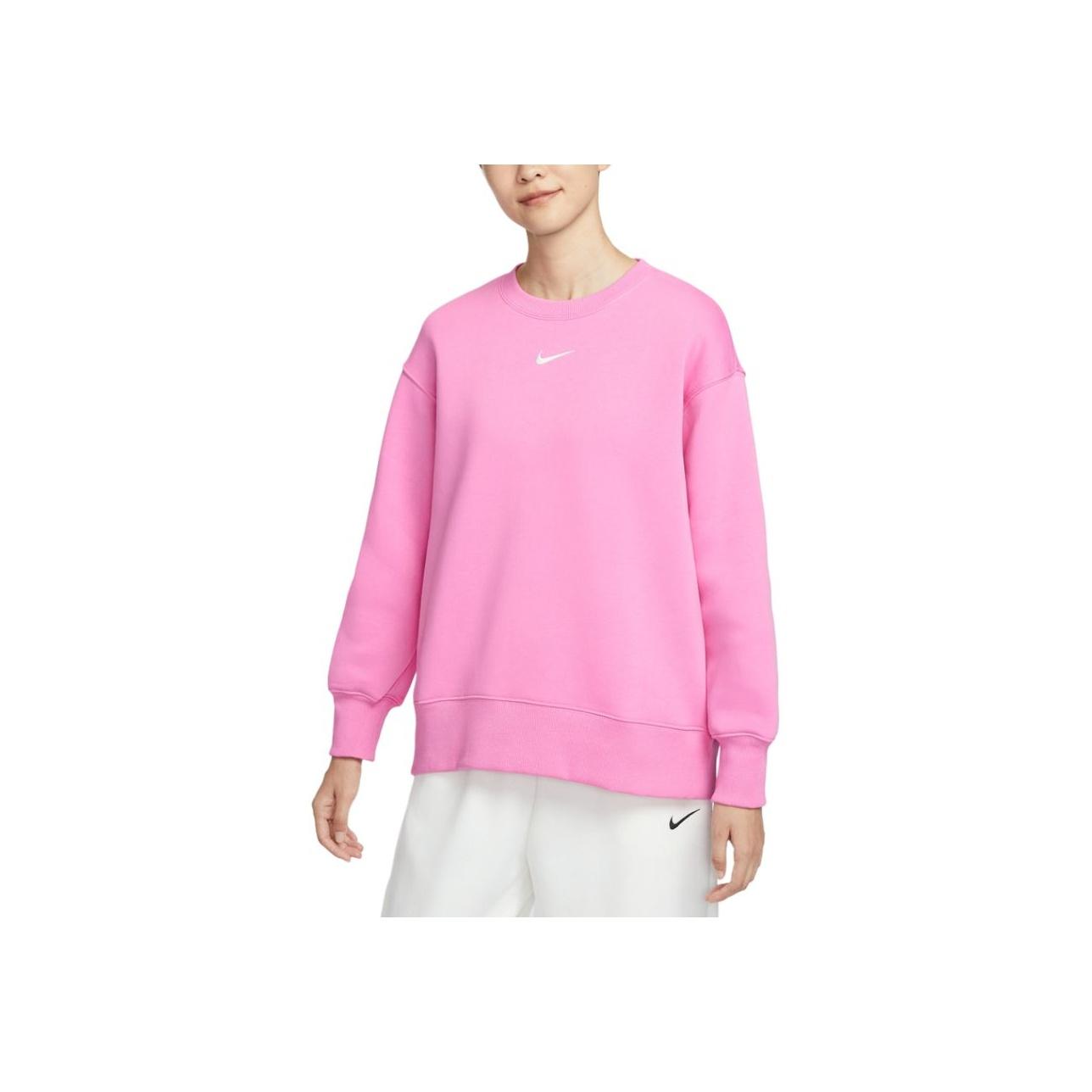 Nike Logo Solid Color Crew Neck Pullover Long Sleeve Sweatshirt Women sweatshirt FZ4271675 XL