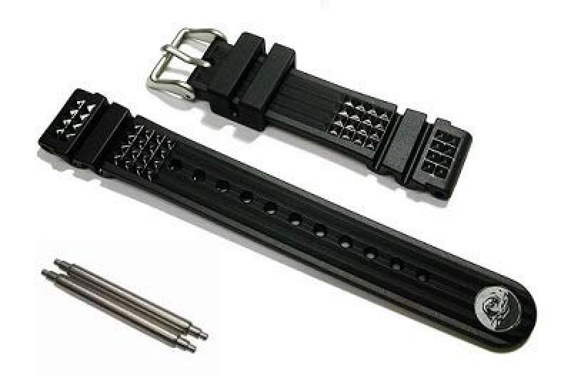 

[Set] SEIKO genuine SBDX001 SBDX003 urethane band 20mm black DE39AZ + spring bar 20mm x 2