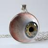 Schöner böser Blick, religiöser runder Schlüsselanhänger aus Glas, Wimper, großes böses Auge, Frauen, Männer, Schmuck, Geschenk