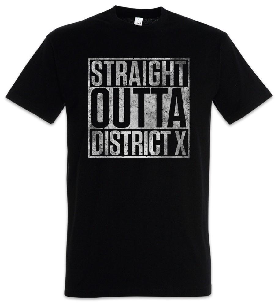 Straight Outta District X T-Shirt New X Fun TV Series Men Elixir Icarus Prodigy