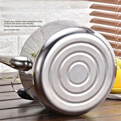 1pc, Cabilock Stainless Steel Kettle Teapot for Stovetop Stainless Steel Tea Kettle Sounding Tea Kettle Stovetop Water Boiler C