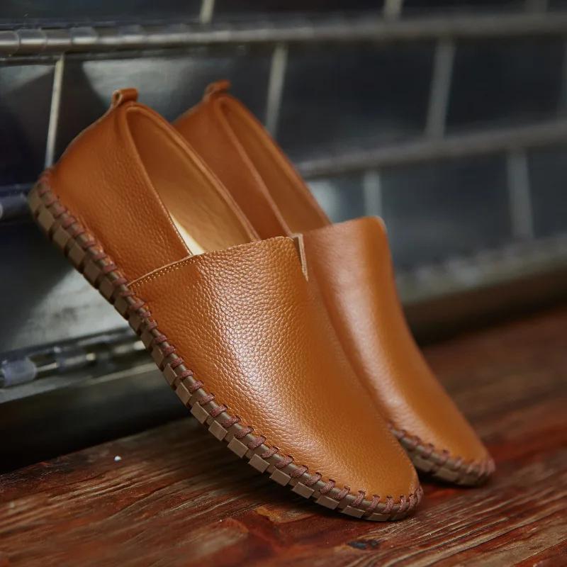 Fashion Plus Size Men Shoes Handmade Casual Loafers 38-50 Casual Shoes New Summer Pu Loafers Men Zapatos De Hombre