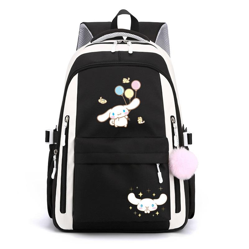 Cartoon Puppy Printed College Style Backpack Student Casual Schoolbag Large Capacity Student Schoolbag