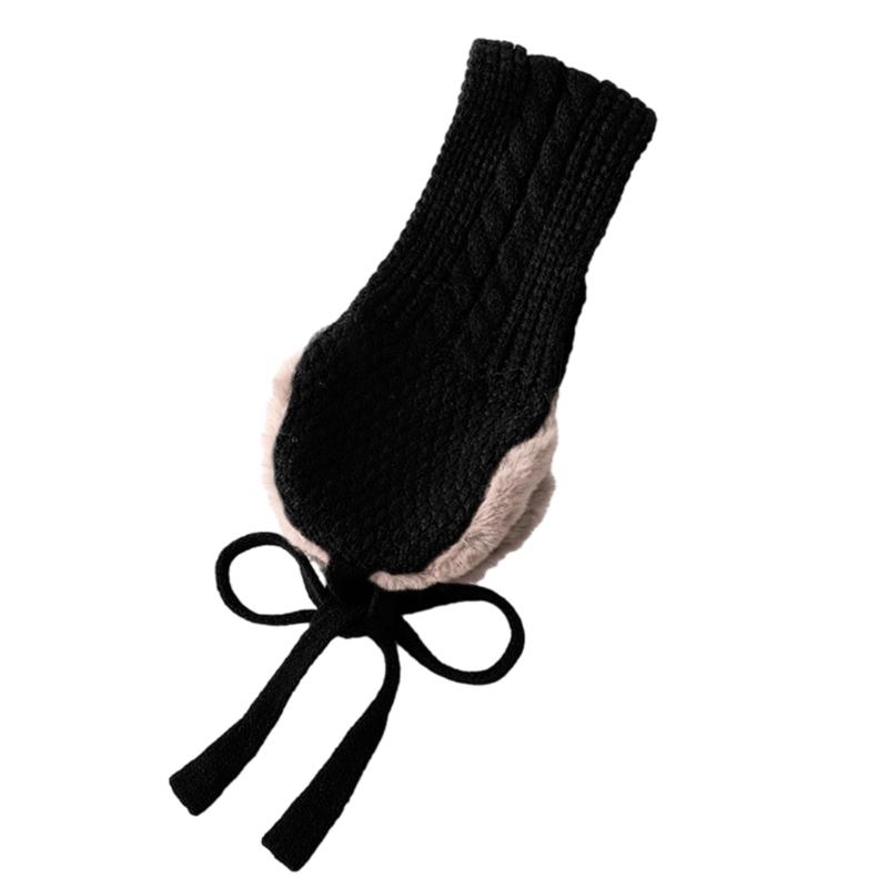 Winter Hat Kids Toddler Knitted Ear Warmer Scarf Earmuffs For Girl Boy Children