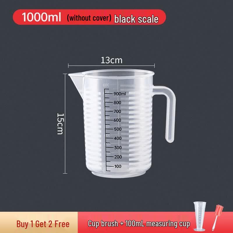 ZISIZ Food Grade Plastic Measuring Cup