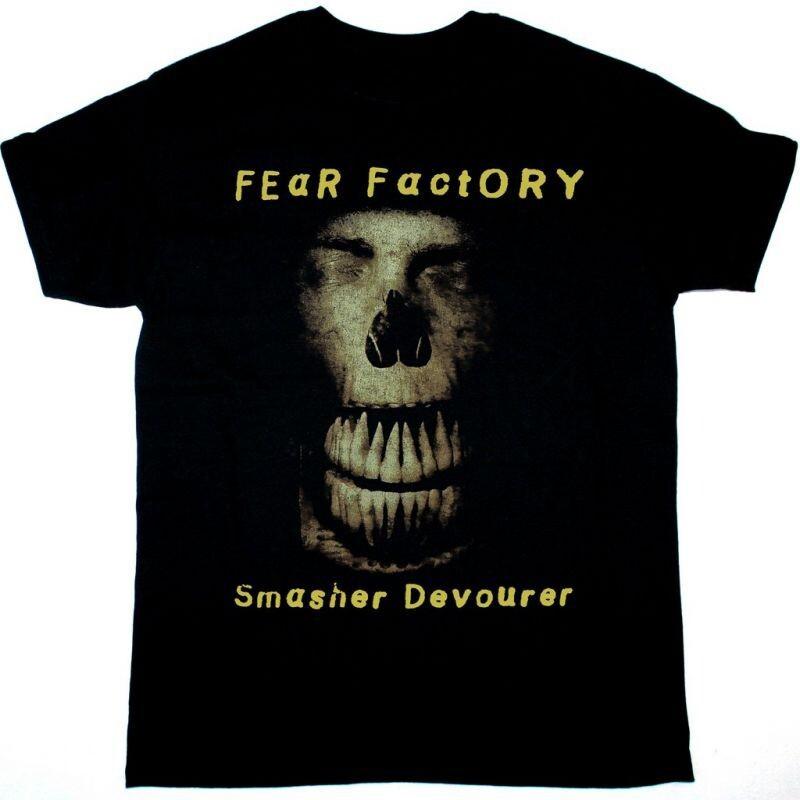 Vtg FEAR FACTORY SMASHER DEVOURER Cotton S-2345XL White Unisex Shirt TR302 Unisex T-Shirt XXXXL