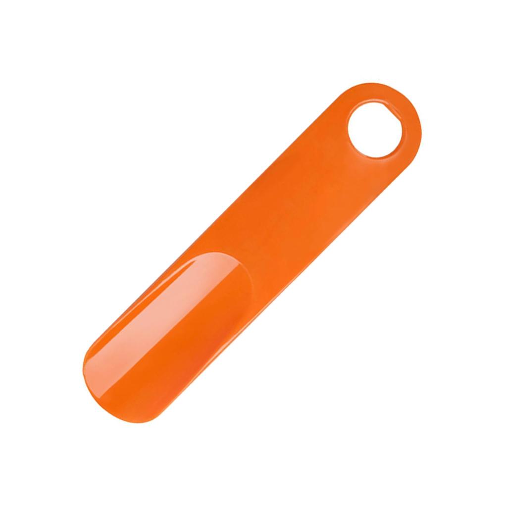 

Durable Long Handle Shoe Horns Portable and Sturdy for Handicapped Men Trainers Plastic Shoehorn помаранчевий
