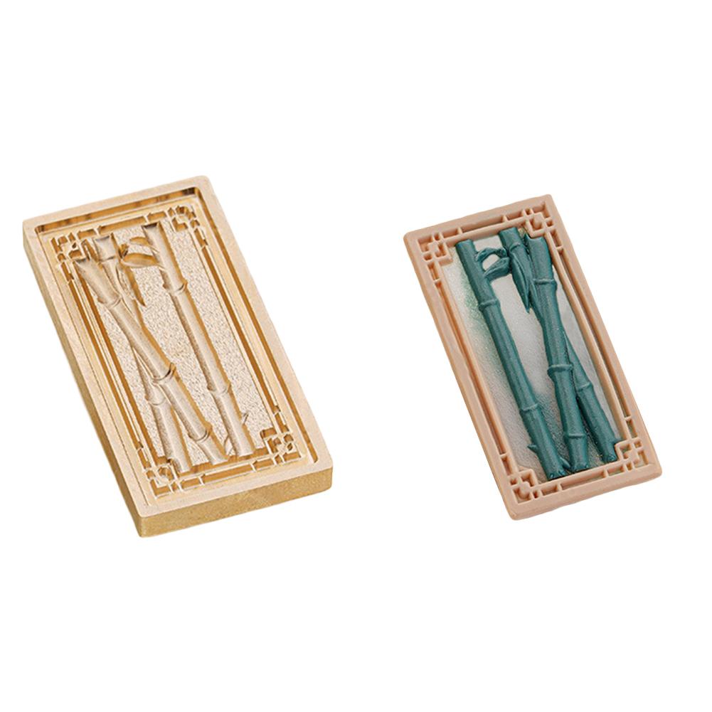 Stamp Copper Head 3D Relief Sealing Wax Copper Head Classic Vintage DIY Manual Account Invitation Envelope for Gift Scrapbooking