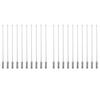 20 Pieces Copper Silver Long Pin DIY Scarf Collar Lapel Find