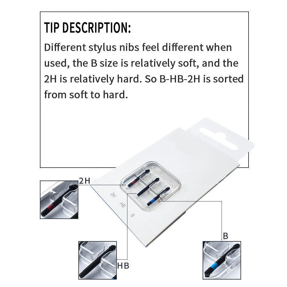 Pen Tip Kit for Microsoft 2H HB B Surface Pro 4 5 Pen Stylus