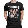 Oversized TShirt Beach Timothee Chalamet American Actor Hip Hop T Shirts Cotton Tshirt for Man Y2K Basic Short Sleeve Top Tees