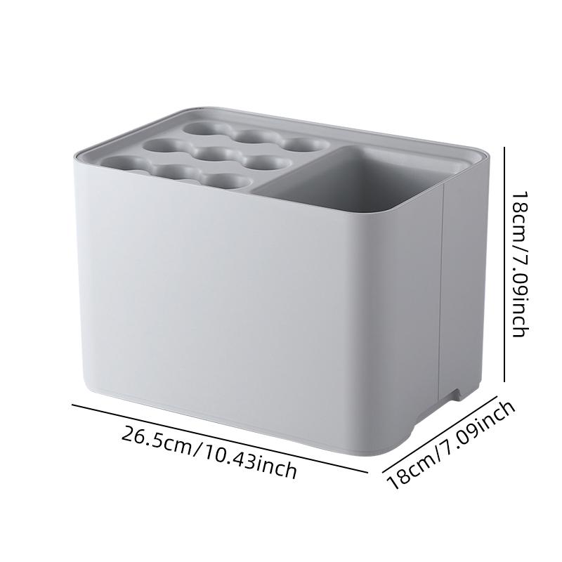 Umbrella rack with drip tray, suitable for space saving storage in the corner of the entrance passage, can hold 10/15 umbrellas