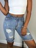 2026 Summer Trendy American Women's Denim Shorts Street Fashion Slim-fit Jeans