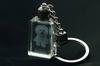 Bichon Frise, Bichon Tenerife, Bichon a Poil Frise - Crystal Key Ring with Dog Photo, Illuminated Key Ring, Unique Gift by Art-Dog Brand