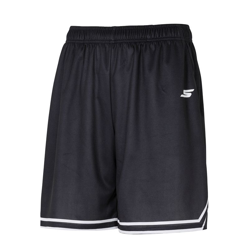 Skechers Fashionable Simple Comfortable Breathable Lace-Up Five-Point Casual Shorts Men shorts Black P225M273-03K8 S