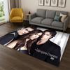 Covor The Vampire Diaries Damon Salvatore pentru Dormitor Sufragerie Canapea Cameră de Joacă Preș Decor Acasă, Covor pentru Zona Copiilor Antiderapant