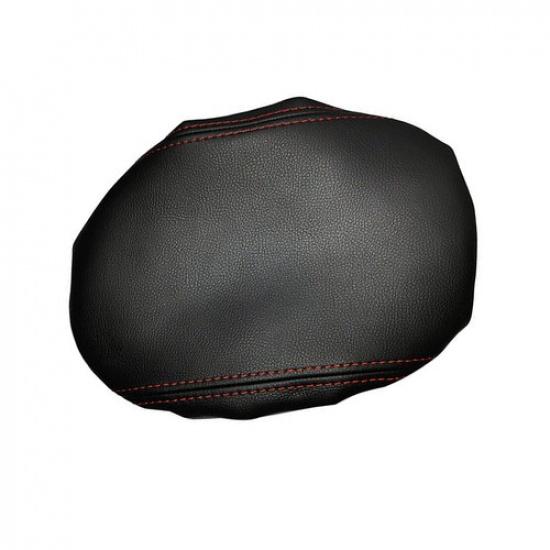 Auto Armlehne Aufbewahrungsbox aus schwarzem Leder mit roter Linie für Honda Civic 22