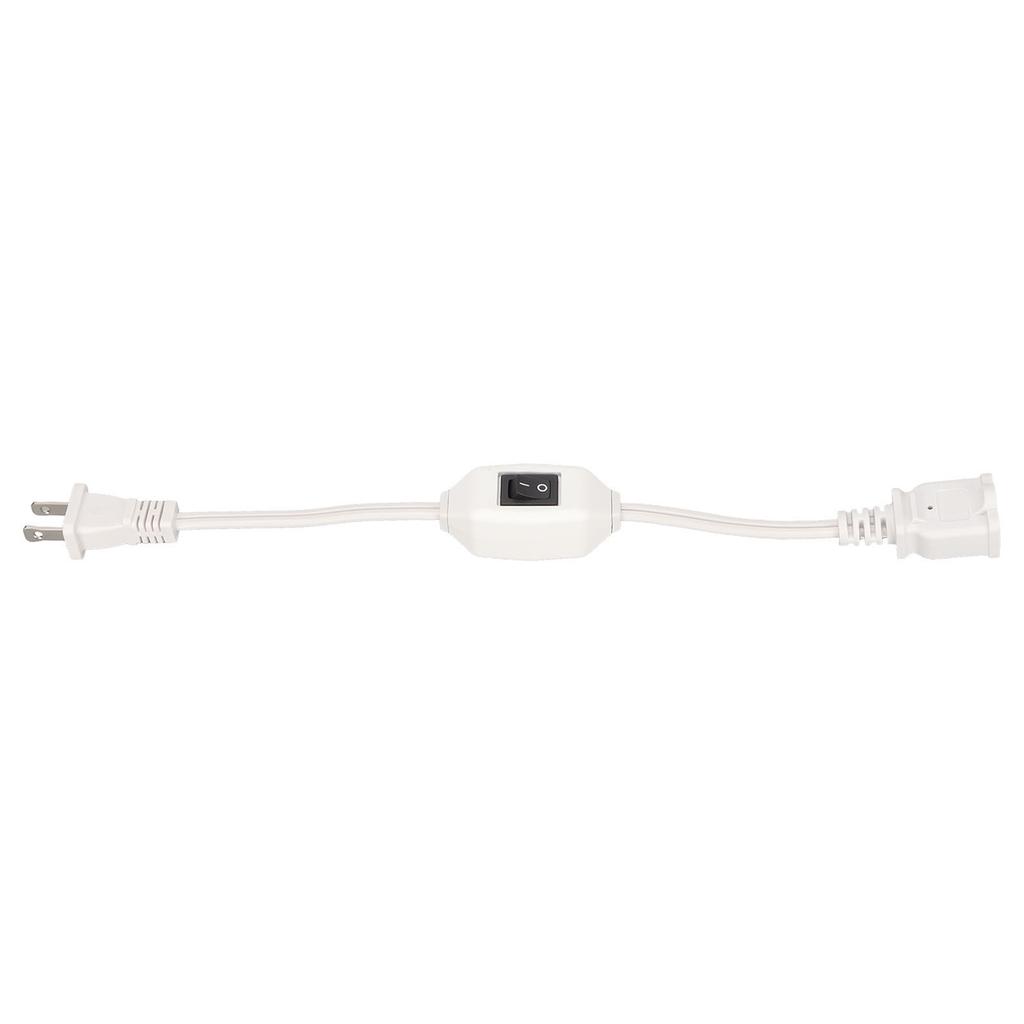 Power Extension Cord with On Off    AC 2 Prong Male Female Power Cable for 1‑15P Male to 1‑15R Female Plug
