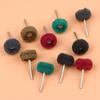 10Pcs Mini Drill Abrasive Brush Fiber Scouring Wheel Pad Cleaning Polishing Sanding Head Electric Grinder Brushes Rotary Tools
