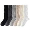 Women's Summer Thin Solid Color Mesh Boneless Loose Tube Pile Cotton Socks