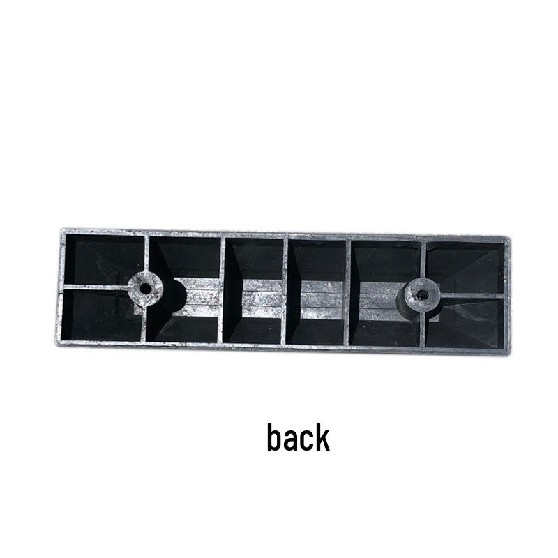 Rubber & Plastic Wheel Chock: Anti-Collision Parking Stopper for Garage and Reversing.