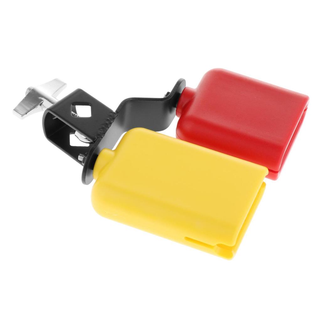 Sound Knocker Drum Part Musical Instrument Cowbell Double Mounted Accessories