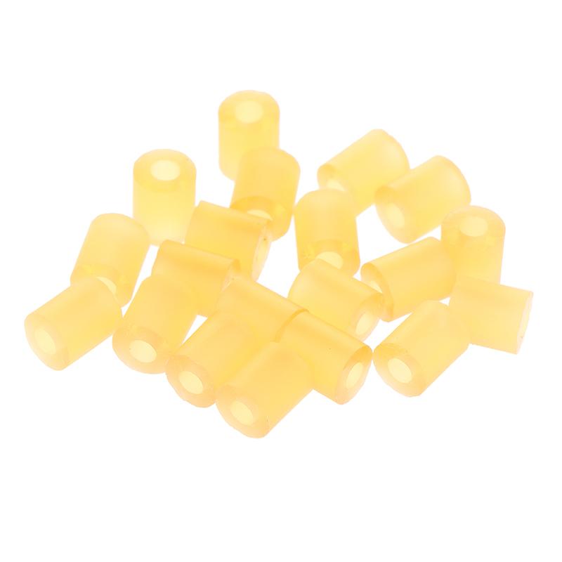 20 PCS For Electric Guitar Mounting Guitar Pickup Mounting Rubber Tubing 3mm Inner Dia Natural Rubber Tubes Guitar Accessories