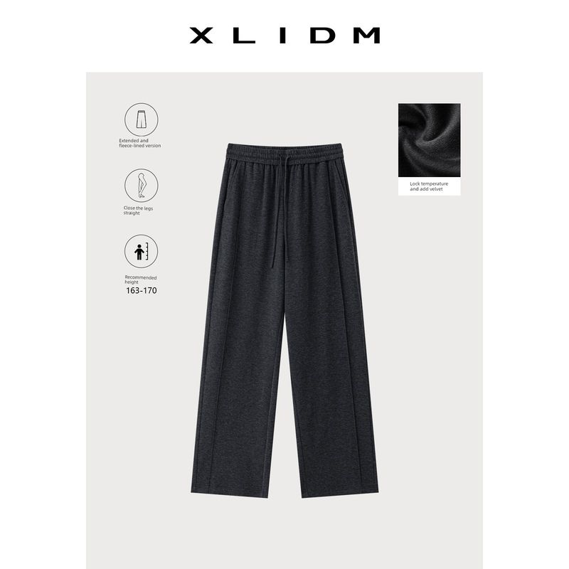 

Women s Clothing: Slimming Pants in Two Versions - Hide Flaws and Make You Look Slim, Spring Season Hip-Covering Straight-Leg Casual Pants for Women Dusk Gray Fleece-Lined Extra Long (in Stock) 2XL