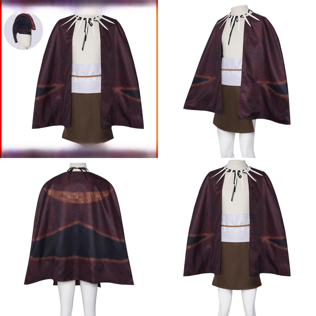 Chief Of War Cosplay Costume With Faux Wool Fabric For Anime And Gaming Fans