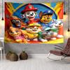 Dog Paw Heroes Tapestry, Unique Design Tapestry, Wall Decor for Bedroom,Livingroom, Playroom,Heartwarming Fan Holiday Gifts