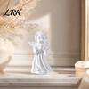 Artistic Angel Decoration Resin Cherubs Figurine, White Statue, Garden Praying Cherub Sculpture, Gypsum Statue Indoor Outdoor Home Decoration,