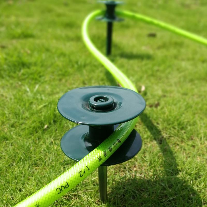 6pcs set Practical Garden Tool Hose Guide Wheels Garden Hose Reel Make Garden Hoses Neater From The Flower Bed Water Pipe Guide Wheel
