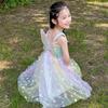 2024 Girls' Summer Dreamy Butterfly Princess Dress