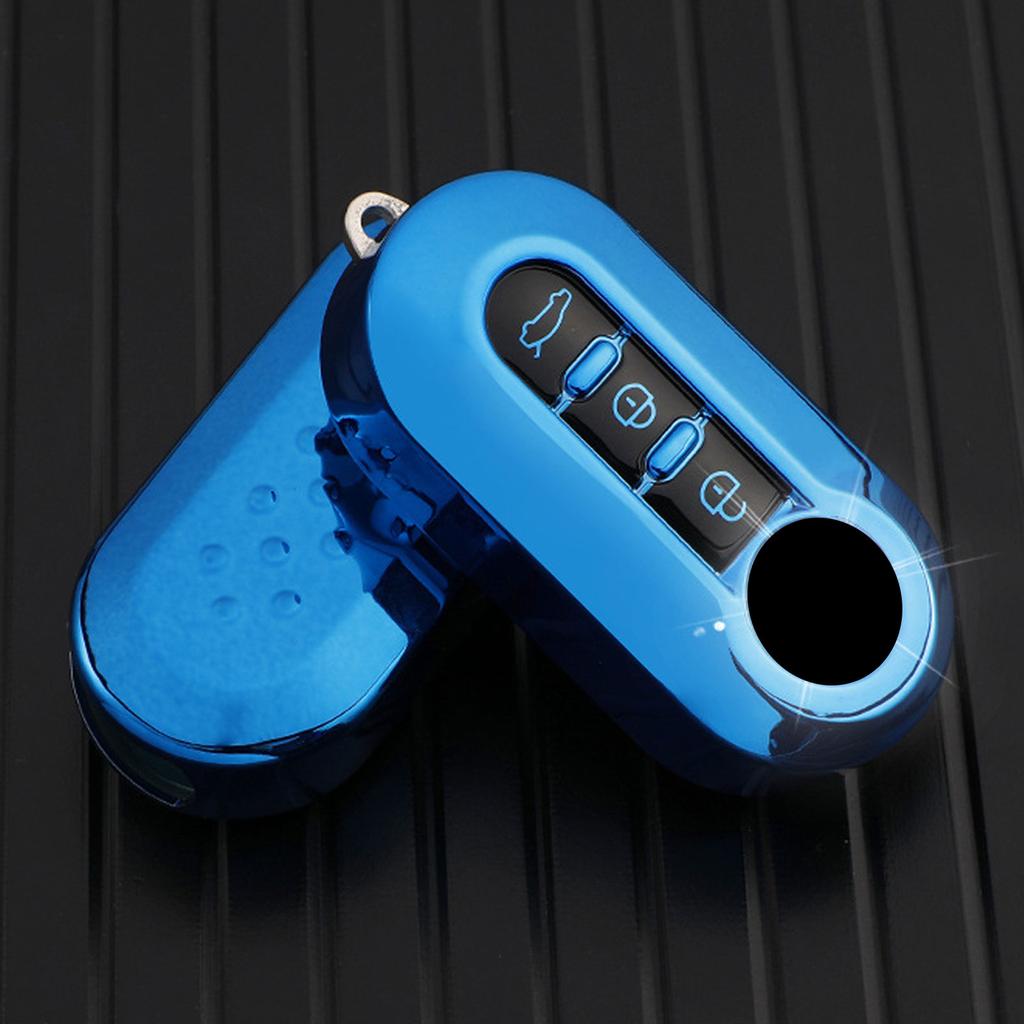 TPU 3 Tasten Auto Flip Schlüssel Fall Volle Abdeckung Für Fiat 500 Ducato Panda 500L Punto Lancia Musa Kuvi Schlüssel Shell Protecor