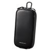 ELECOM Smartphone Pouch Holds 1 Device L Size 3 Way (Waist Belt Loop, Shoulder Belt Loop, Carabiner Hook) Shock Absorption ZEROSHOCK Black [Verified C