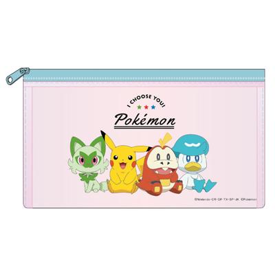 K Company Pokemon Clear Flat Pouch Collection H115 X W200 X D18mm PM-CLP-SG