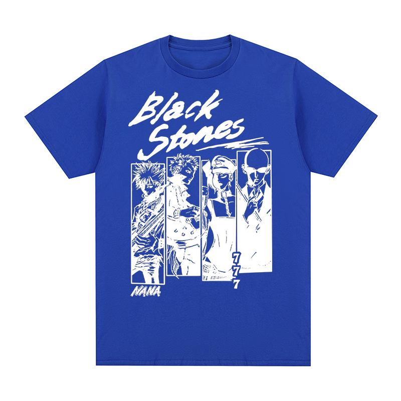 Black Stones NANA Vintage Tshirt Japanese Anime Kawaii Clothing Unique Graphic Cotton Unisex T shirt New TEE TSHIRT Womens tops