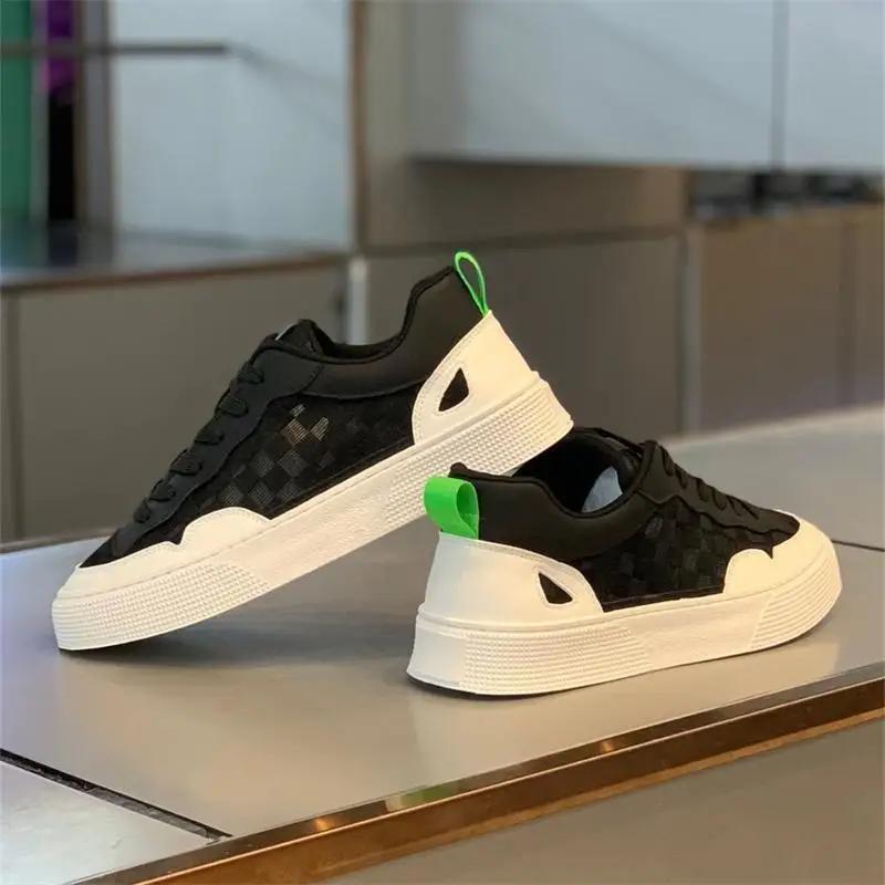 New Exquisite Luxury Men's Sneakers Trend Low Top Casual Board Shoes Soft Bottom Comfortable Breathable Running Sneakers